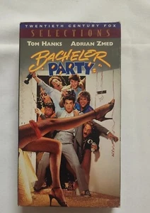 1995 BACHELOR PARTY Tom Hanks VHS Tape, COMPLETE/TESTED SEE PHOTOS (VHS1) - Picture 1 of 4