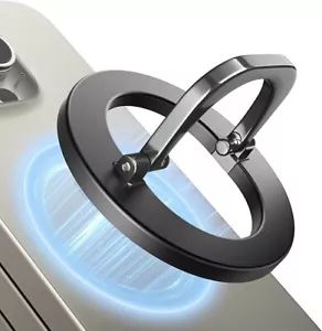 MagSafe Phone Grip Adjustable Magnetic Ring Holder for iPhone 16/15/14/13/12 - Picture 1 of 5
