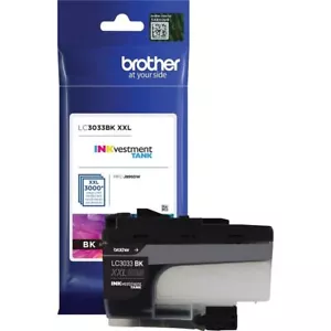Brother INKvestment LC3033BK Super High Yield BLACK Ink Cartridge to 3K Pages - Picture 1 of 2