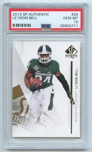 Le'Veon Bell rookie: 2013 SP Authentic #26 PSA 10 GEM MINT - Picture 1 of 2