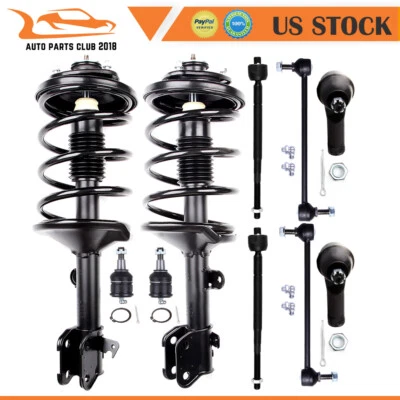 Front Struts Tie Rods Sway Bars Ball Joint Kit For 2002 2003 2004 Honda Odyssey Foto 1 de 4