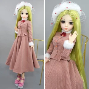 Fashion 1/3 BJD Doll Elegant Princess Pink Dress Girls Dolls DIY Toys Kids Gift - Picture 1 of 16