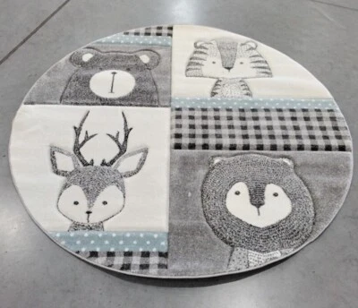 IVORY 5'-3" X 5'-3" Round Loose Threads Rug, Reduced Price 1172714535 CRK188B-5R - Image 1 of 4