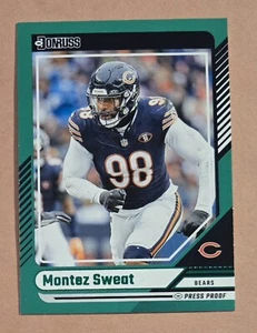 Montez Sweat 2024 Donruss Green Press Proof Card #83 - Picture 1 of 1