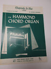 George Gershwin Rhapsody in Blue for Hammond Chord Organ Sheet Music J.M Hanert
