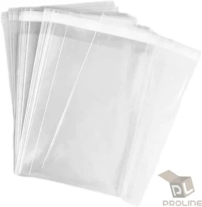 1.5 Mil Bags Resealable Clear Plastic Opp Cello Bags 5x7 6x9 9x12 10x13 - Picture 1 of 5