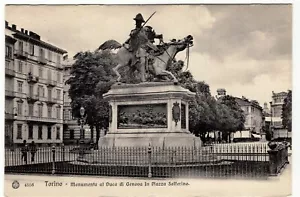 CR0262 Torino Monumento al Duca di Genova - Ed. Brunner Como - Imagen 1 de 1