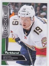 16/17 PARKHURST...MICHAEL MATHESON...ROOKIES...CARD # 362...PANTHERS