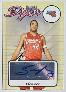 2005-2006 Topps Bazooka Signs Sean May Auto Rookie Card #BS-SMA NM-MT - Picture 1 of 2