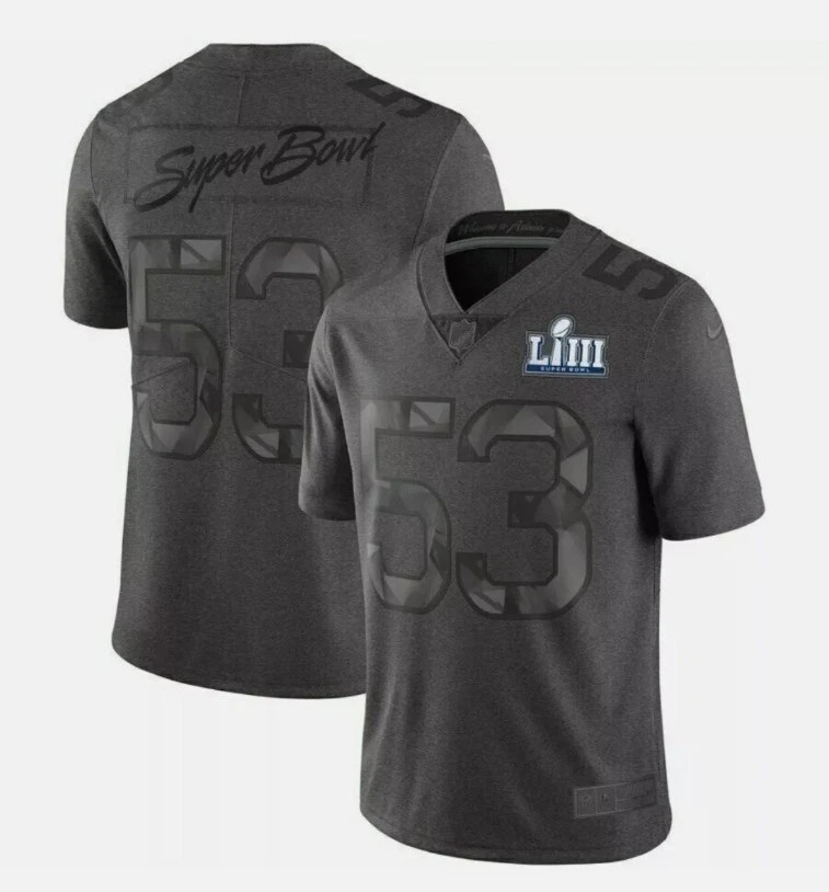 Nike Super Bowl LIII 53 Limited Jersey Size XL Ah0708 086 Stitched Patriots