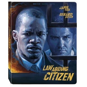 LAW ABIDING CITIZEN STEELBOOK 4K ULTRA HD + BLU-RAY + DIGITAL NEW! SEALED! - Picture 1 of 3