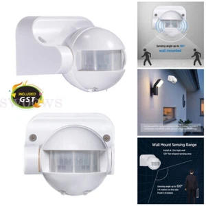 PIR Motion Sensor Detector Infrared Home 180° Light Control Switch 240V IP44 AU - Picture 1 of 10