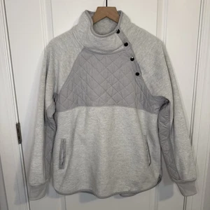 Abercrombie & Fitch Pullover in Pile Asimmetrico a Scatto Donna Taglia Large - Foto 1 di 5