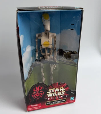STAR WARS 12 INCH FIGURE BATTLE DROID COMMANDER THE PHANTOM MENACE - Image 1 of 3