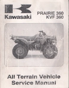 2009 Kawasaki Prairie 360 KVF 360 All-Terrain Vehicle Service Manual MN1717 - Picture 1 of 3