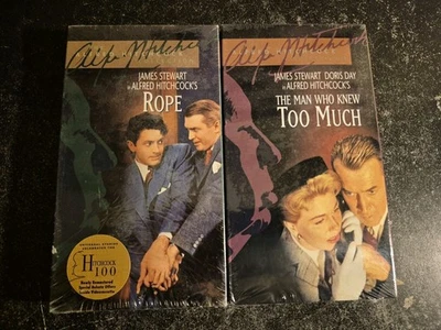 The Man Who Knew Too Much & Rope Vhs Both New/Sealed Alfred Hitchcock Collection - Image 1 of 3