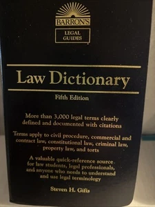 Barrons Law Dictionary Fifth Edition - Bild 1 von 1