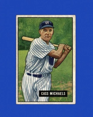1951 Bowman Set-Break #132 Cass Michaels VG-VGEX *GMCARDS* - Image 1 of 2