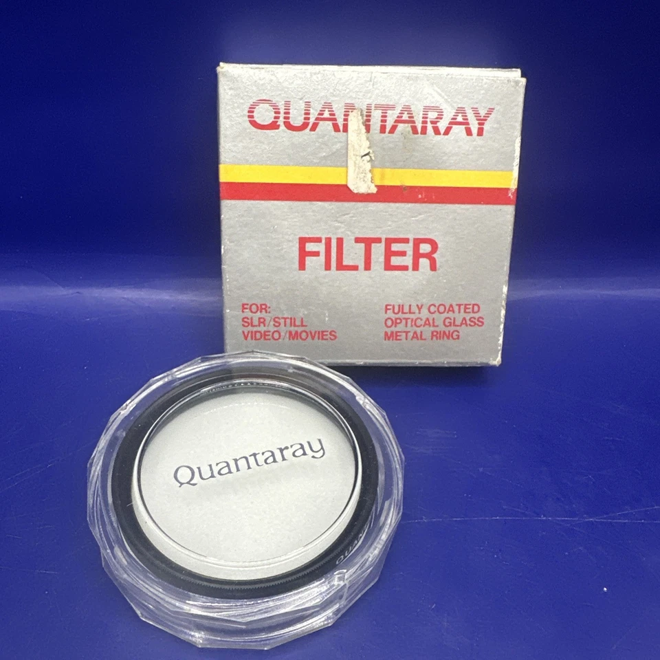 NOS QUANTARAY 52mm C.S. Lens Fillter Cross Screen JAPAN 24-166-1610 w/ Hard Case - Image 1 of 4