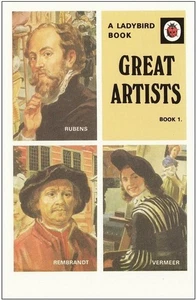 Postcard Great Artists Ladybird Book Cover 1970 Rubens Rembrandt Vermeer - Picture 1 of 1