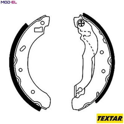 BRAKE SHOE SET 91046100 FOR FORD ESCORT/'95/Van/'91/Courrier/Express F6G 1.4L - Image 1 of 4