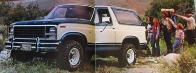 Ford Bronco 1980 Dealer Original Sales Brochure Literature Catalog Ad FDT-8012 - Image 1 of 4