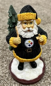 Pittsburgh Steelers Table Top Santa Memory Company Weihnachtsfigur Sammlerstück - Bild 1 von 4