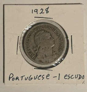 1928 Portugal 1 Escudo - Picture 1 of 2