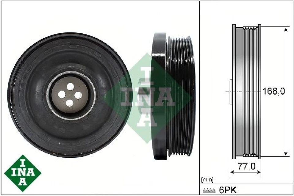 INA Riemenscheibe Kurbelwelle 544 0130 10 für BMW