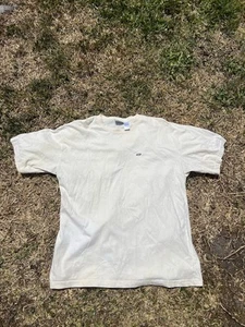 y2k vintage Cream reebok tee mens size XL - Picture 1 of 4