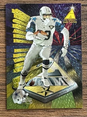1995 Pinnacle Zenith Z Team Michael Irvin Dallas Cowboys #Z17 - Image 1 of 2