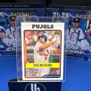 2005 Topps Updates & Highlights - All-Star Albert Pujols #UH187 - Picture 1 of 2