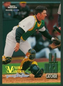Sports Illustrated World Series Fever A J Hinch 1998 edición extra raro SP #/98 - Imagen 1 de 2