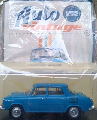 AUTO VINTAGE EUROPE COLLECTION  N.#83 SKODA 1000MB  (1969) 1:24 - Immagine 1 di 4