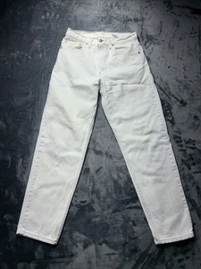 Vintage Levis 550 Relaxed Fit Tapered Leg Herrenjeans 32 x 30 weiß Denim hergestellt in den USA 90er - Bild 1 von 8