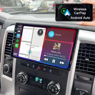适用于 2009 - 2012 道奇 Ram 1500 2500 3500 CarPlay 汽车立体声收音机 Android 13 GPS — 第 1/4 张图片