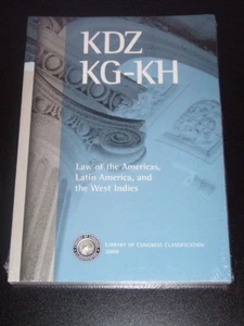 LIBRARY OF CONGRESS KDZ KG-KH Law of Americas Latin America West Indies 2008 NEW - Picture 1 of 1