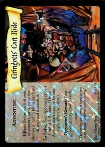 Harry Potter Juego de cartas coleccionables Gringotts carro paseo (lámina) - juego base #6/116 - Imagen 1 de 2