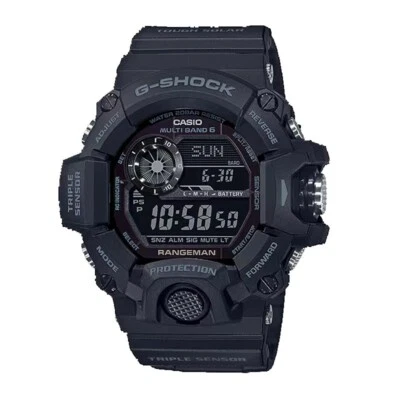 Casio G-Shock Master of G Rangeman 53 мм черный резиновый чехол с черной смолой... - Изображение 1 из 3