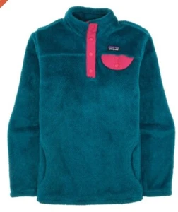 Patagonia Girls' Re-Tool Snap-T® Pullover, Size: Large (12), Epic Blue, Excellen - Picture 1 of 2