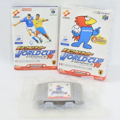 Jikkyo World Soccer WORLD CUP FRANCE 98 Nintendo 64 d251 n6 - Image 1 of 4