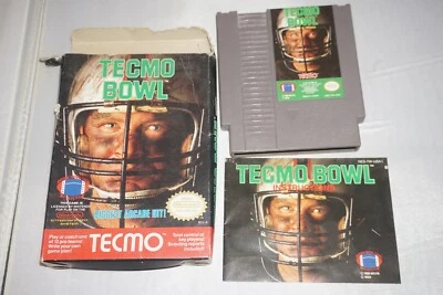 Tecmo Bowl (Nintendo NES) Complete in Box CIB #3 - Image 1 of 4