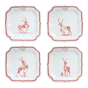 Juliska Country Estate Reindeer Games Team Sports Party Plates Set of 4 - Picture 1 of 5