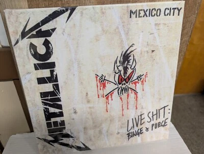 Metallica Live Shit Binge & Purge 4 LP Color Vinyl Box Set NEW Mexico City - Image 1 of 2