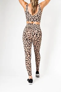 Euc IVL Collective Into The Wild Active Legging Leopard Size 4 - Picture 1 of 11
