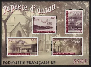 Fr. Polynesia Papeete in Old Photographs MS 2003 MNH SG#MS956 MI#Block 29 - Picture 1 of 1