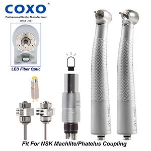 COXO Dental Fiber Optic LED Handpiece Fit NSK Machlite 6Hole Coupling /LED Bulb - Picture 1 of 72
