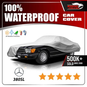 MERCEDES SL-CLASS 1980-1986 CAR COVER - 100% Waterproof 100% Breathable - Picture 1 of 11