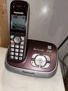 Panasonic KX-TG6572R KX-TG6521 Base 6.0 Plus with KX TGA653 Cordless Phone - Picture 1 of 15
