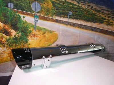 Индийский 4-дюймовый глушитель LH Khrome Werks Slip On Chief винтажный классический '14 Up 202750 X1 - Изображение 1 из 4